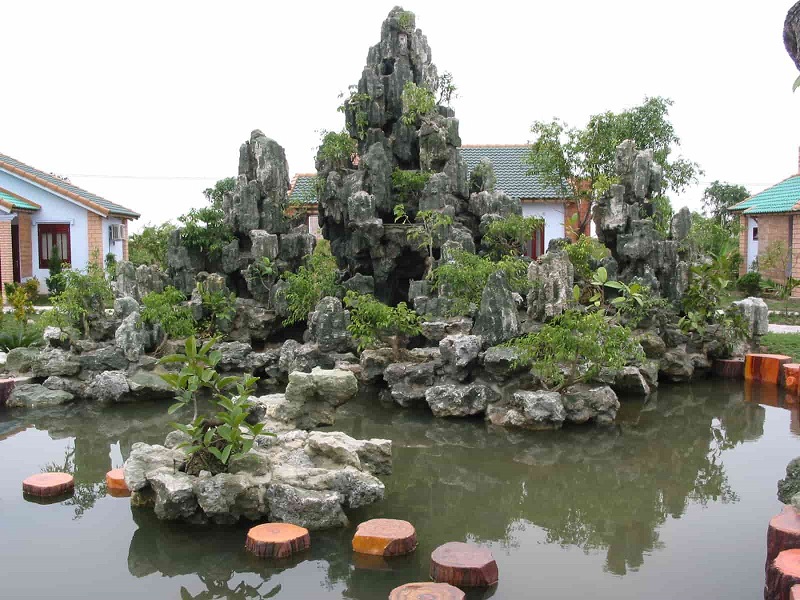 hòn non bộ đá da voi