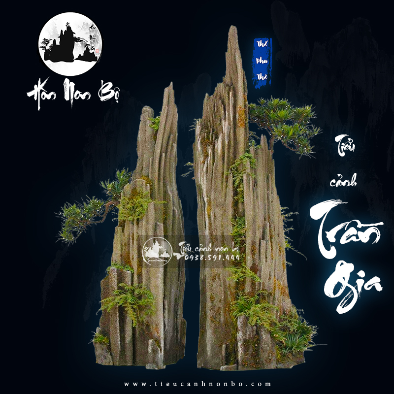 hòn non bộ thế song phong